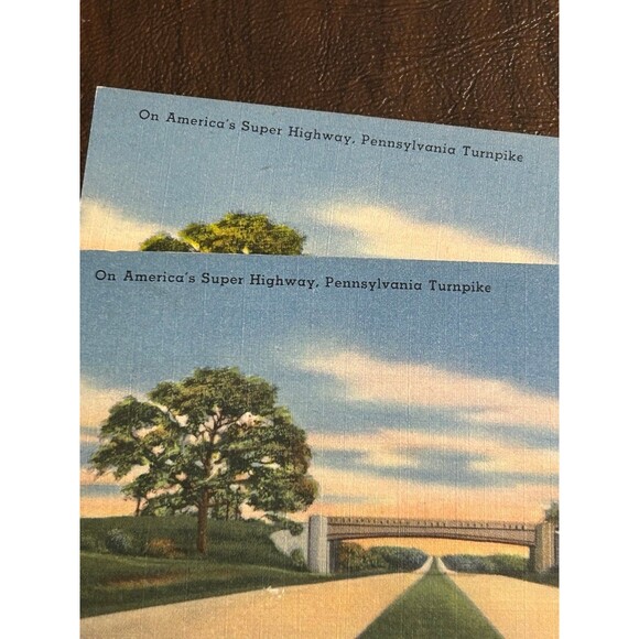 Vintage Pennsylvania Turnpike Postcards (4) - Picture 3 of 5